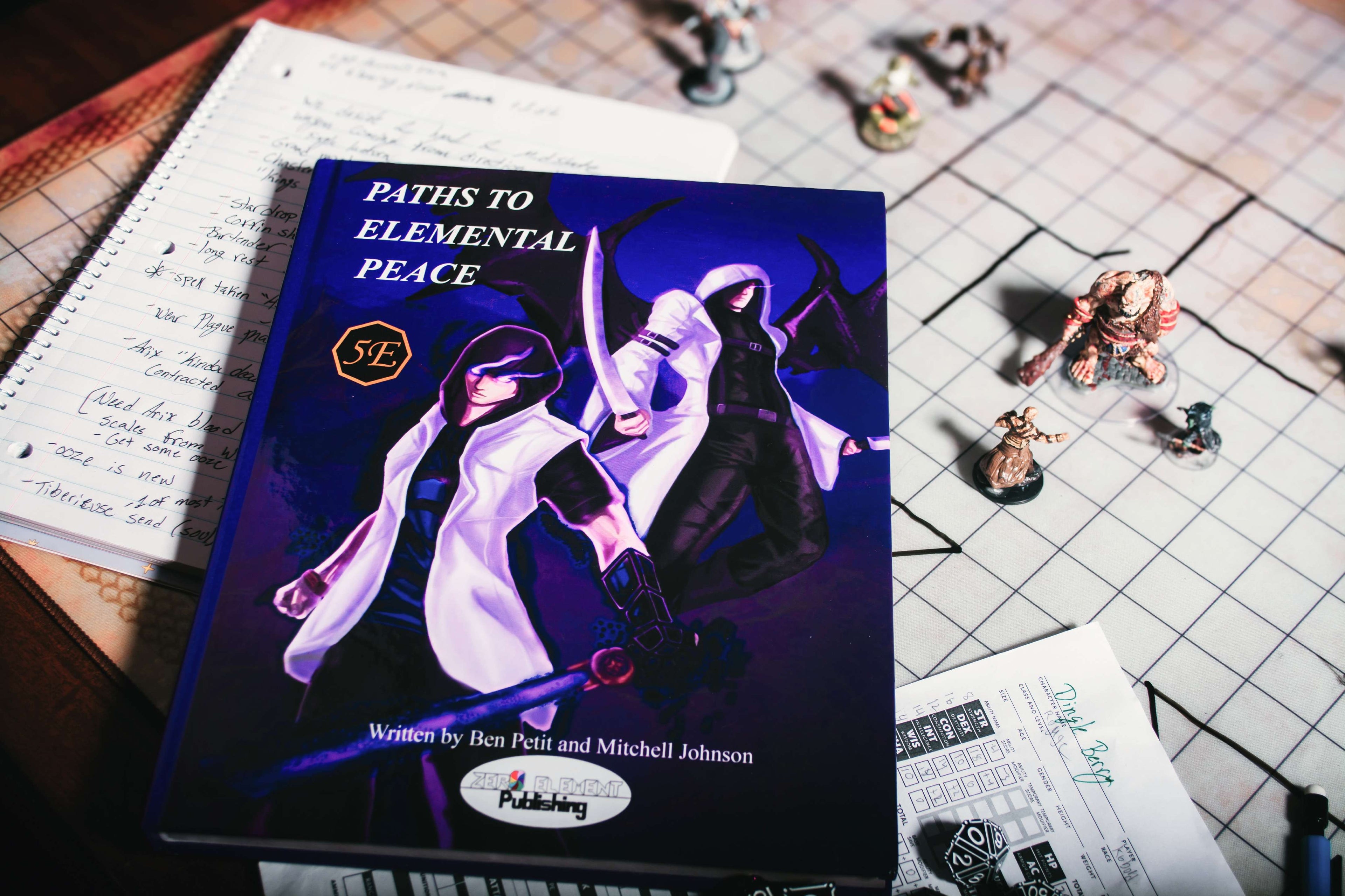 Paths to Elemental Peace for 5e - Hardcover