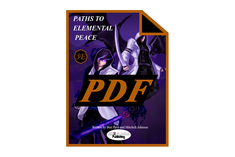 Paths to Elemental Peace for 5e - Digital